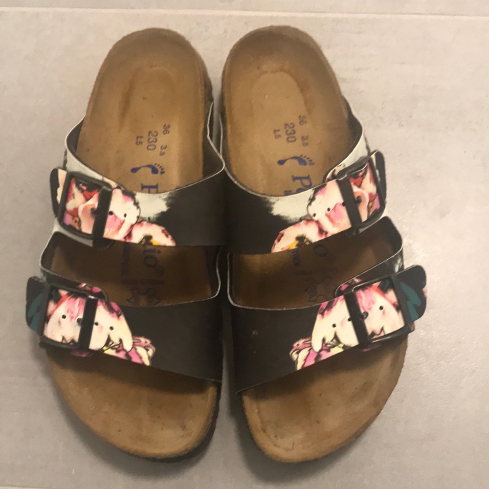 Papillio Birkenstock floral print sandal